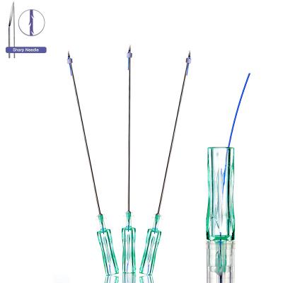 China Price adult L buttock lift cheek collagen growth blunt tooth 3D face 19G 100mm pdo wire for old skin for sale