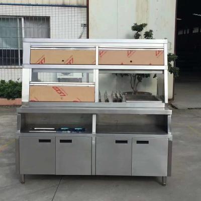 China Rrestaurant / KFC equipment food truck food supply truck hotel kitchen for mobile fried chicken beer snack sale for sale