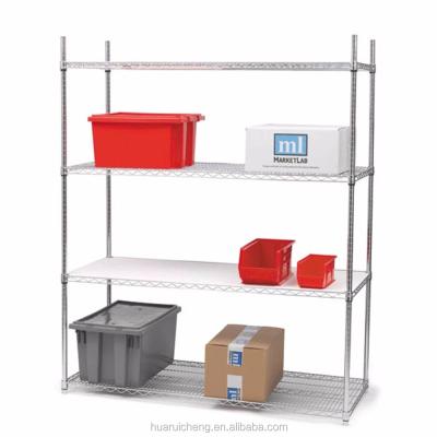 China Commercial Heavy Duty Corrosion Protection Stainless Steel Cold Room Wire Shelving for sale