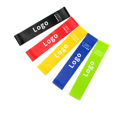 China Fitness Gym Equipment Color Box Package Private Label Woman Fitness Yoga Resistance Bands for sale