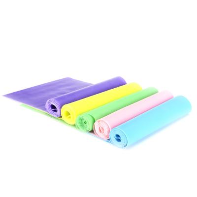 China 2021 Amazon hot selling thera latex free band for woman stretching and exercise bands 1500*150*0.45mm for sale