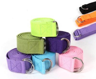 China High Quality Gym Polyester Fabric Fitness Fabric Durable Custom Yoga Strap for sale