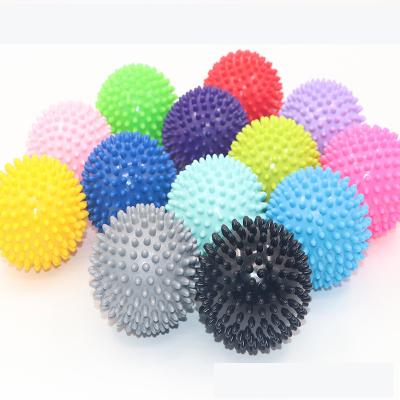 China 6cm 7cm 9cm High Quality PVC Deep Yoga Massage Equipment Yoga Massage Spike Ball 1500*150*0.45mm for sale