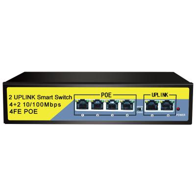 China POE 4 port unmanaged network POE switch IEEE802.3af /IEEE802.3 for sale