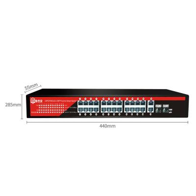 China POE Smart 24 port poe switch outdoor ethernet ports for cctv for sale