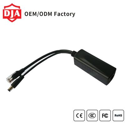 China CAMERAS factory supply 24V 48v to 12V POE splitter for IP camera for sale