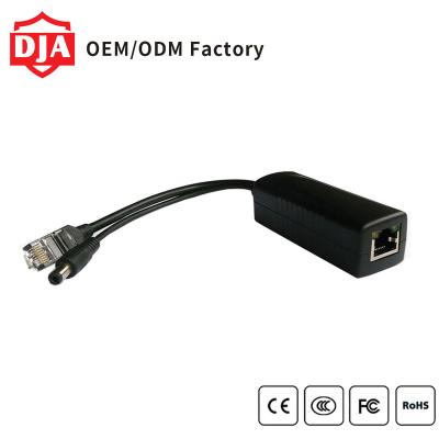 China 10/100M 12V PoE Data Transmission Splitter For CCTV Camera L246*W30mm*H25mm for sale