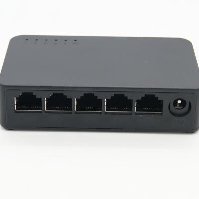 China CCTV Surveillance Security System Plastic 5 Office 10/100m Ethernet Mini Port Quick Action Available for sale