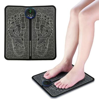 China EMS Body Foot Spa Tens Massage Electronic Pulse Foot Mat Massager For Foot Circulation To Relax for sale