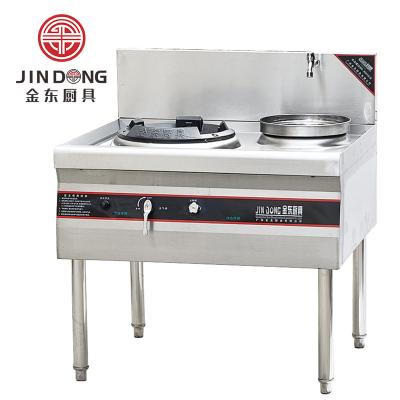 China Hotel EU commercial high-power single and double gas stove with faucet for sale