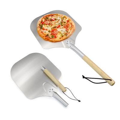 China 12 inch workable pizza peel pizza transfer spatula for pizza pie, for sale