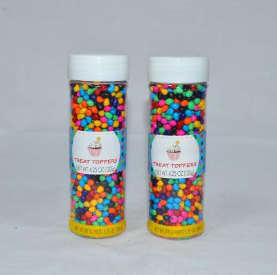 China Cake Sprinkles Decoration on Top Rainbow Chip Crunch Edible Cake Sprinkles with Bottle for sale