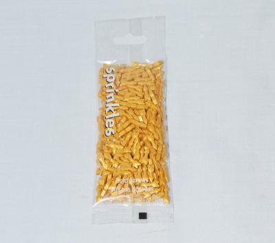 China Cake Sprinkles Decoration On Top Gold / Silver Candy Arrows Edible Cake Sprinkles In Pocket for sale