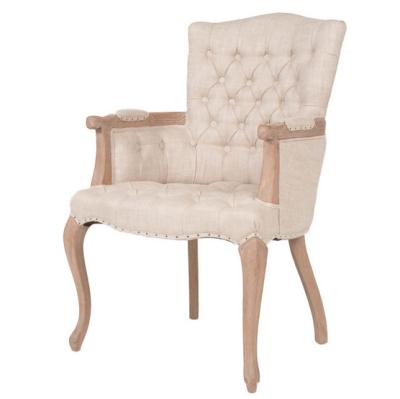 China upholstered dining chairs with arms french style dining room chairs wholesale dining chair for sale