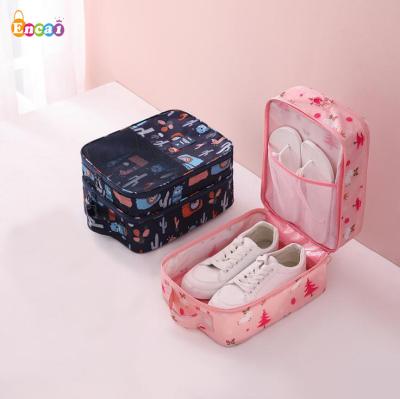 China Printing Shoe Bag Encai Travel Shoe Bags New For 3 Shoes for sale