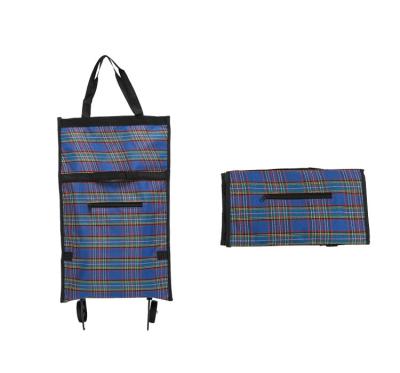 China Rolls OEM Shopping Bag With Wheels Shopping Cart Grocery Bag Trolley Collapsible Reusable Shopping Bags for sale