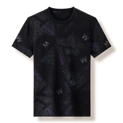 China 2022 Breathable New Summer Shorts Sleeved T-shirt Boys Round Neck Digital Printing Top Trend Short Sleeved T-shirt for sale