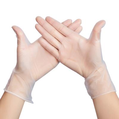 China Cheap Clear Glove PVC Disposable Medical Examination Gloves Without PVC (Vinyl) Hand Power Powder Free Transparent for sale