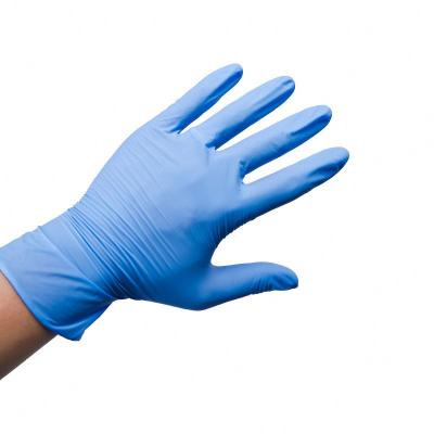 China Comfortable Disposable Medical Disposal Glove Powder Free Blue Color Non Sterile Nitrile Nitrile Examination Gloves Black Gloves for sale