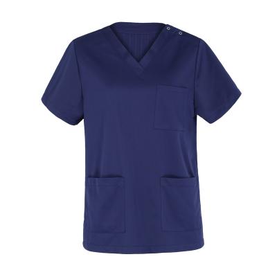 China Anti-Static Dental Uniform Short Sleeve Clinic Nursing Uniforms Medical Nursing Hospital Sets Women Men Nursing Hospital Uniform for sale