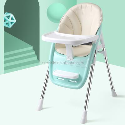 China Dining chair factory supply luxury durable baby dinner chair children dinner table chair with PU seat for sale