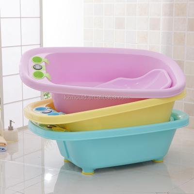 China Baby Shower Food Grade PP Baby Shampoo Tub With Temperature Testing Factory Supplier for sale