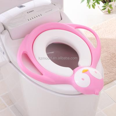 China New New Designing PP Penguin Modeling Baby Portable Toilet Seat, Kids Cabinet Seat Ring for sale