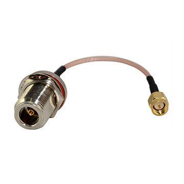 China Silver Copper Cable Assembly RG316 FEP Jacket With SMA Male Connector for sale