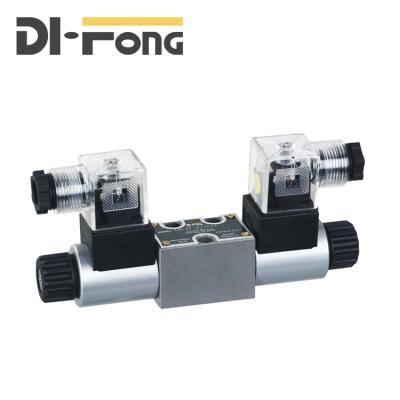 China USA Import Casting USA Import DI-FONG Products 4WE3 NG3 MINI DOUBLE Solenoid Control Molding Directional Valves for sale