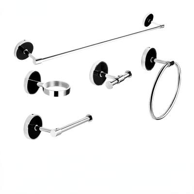 China Direct Selling Modern Simple Design Stainless Steel Towel Rack Towel Ring Set for sale