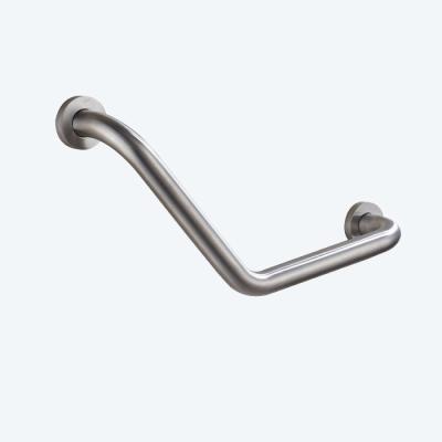 China Modern Manufacturers Wholesale 304 Stainless Steel Three-bend Handrail With Older Toilet Stairs Thickened Safety Non-slip Grab Bars for sale