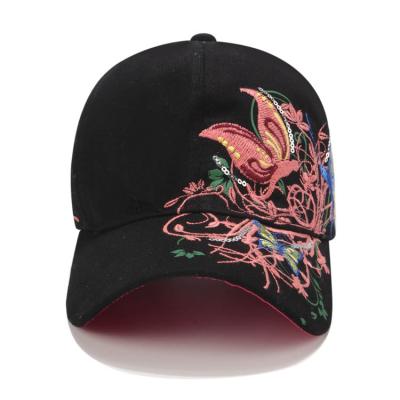 China Chinese Style Low Price Waterproof Fashion Embroidered Hats Baseball Cap Women Hat Cap for sale