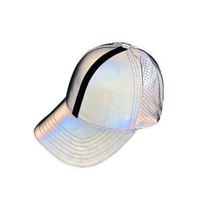 China Popular high quality raincoats used at night waterproof reflective hats custom made, baseball caps for sale