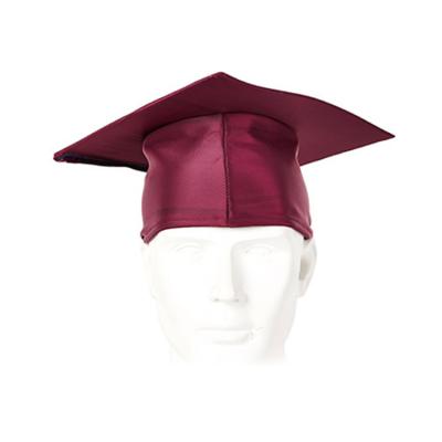 China Adult High Quality Cheap Wholesale Comfortable Matte Black Graduation Gowns Cap and Gown Bachelor Hat for sale