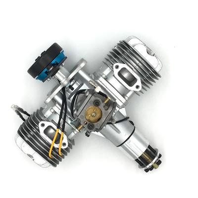 China Bumblebee Engine DLE 120CC HYBRID TWIN UAV ENGINE with 14V 80W/180W Alternator Drone Engine Long Range Drone Accessories DLE120A for sale