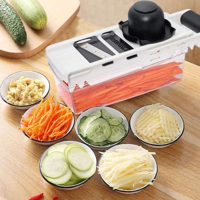 China Sustainable Mandoline Slicer, 5 in 1 Manual Veggie Slicer Cutter - Kitchen Grater for Fruits and Vegetables for sale