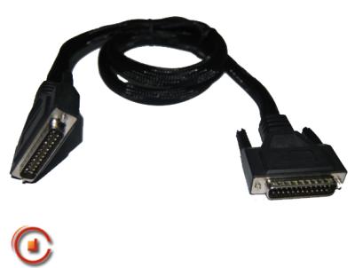 China 25 pin DVI cable  to 25 pin DVI cable male to male for sale