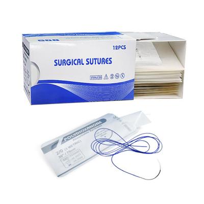 China foil pouch disposable absorbable monofilament smooth surgical suture for sale