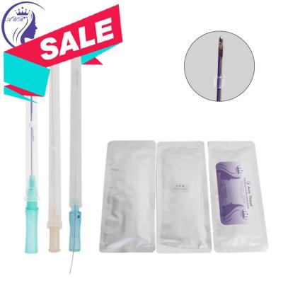 China wholesale Medical Absorbable Pdo Cog 3D facelifting Threads Blunt Cannula/L Needle for sale