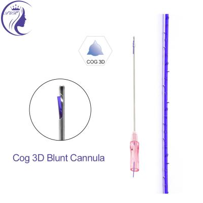 China Most popular skin care sugical suture barb cog face lifting 3d 18g 21g for sale