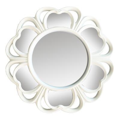 China NE-877D/D Rustic Best Selling High Quality Decorative Circular Plastic Wall Mirror for sale