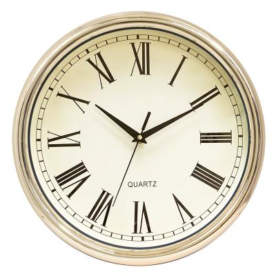 China Good quality casual newcomer 13 inch modern minimalist round wall clocks with numbers NE-823 for sale