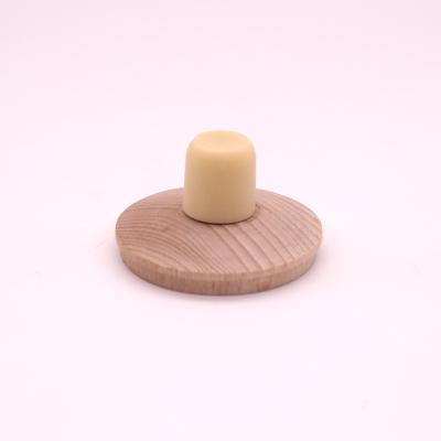 China Do Not Corrupt / Resile / Contain No Glue Customized Wooden Cork Stopper For Glass Bottles for sale