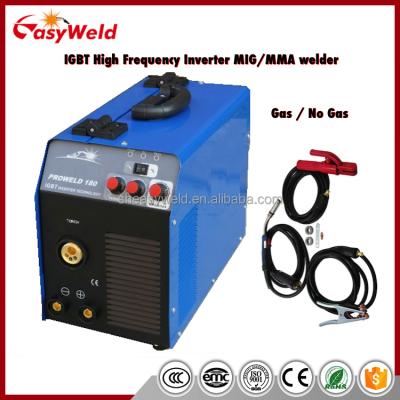 China MIG Muttahida Majlis-e-Amal Welding IGBT Inverter MIG MAG Muttahida Majlis-e-Amal Welding Machine High Frequency / 180 Amp MIG Welder for sale