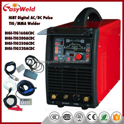 China Hig Welding Quality DIGI-TIG200ACDC Pulse TIG/MMA WELDER AC DC CAT 200P Welding Machine for sale