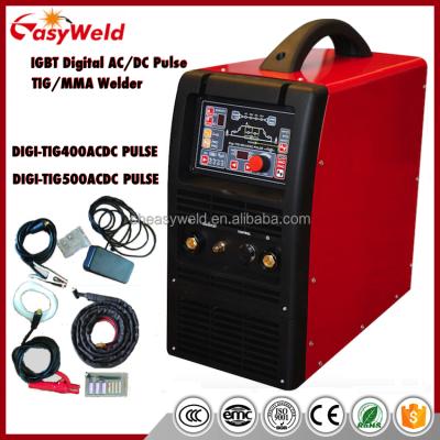 China Hig Quality DIGI-TIG500 AC DC Inverter PULSE TIG Welding Machine for sale