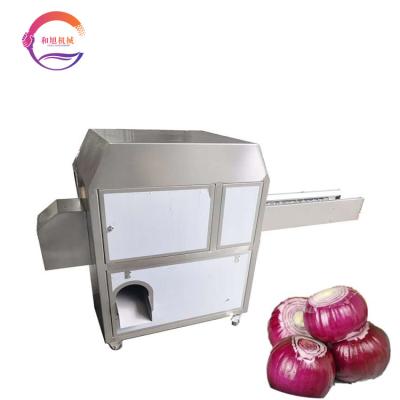 China Snack Factory Automatic Onion Top Cutter Multifunctional White Onion Head And Tail Cutting Machine for sale