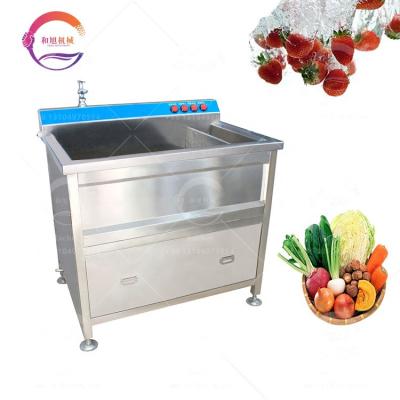 China Snack Plant Tomato Spinach Cabbage Seal Machine Vegetable Washing Machine With Bubble Ozone for sale