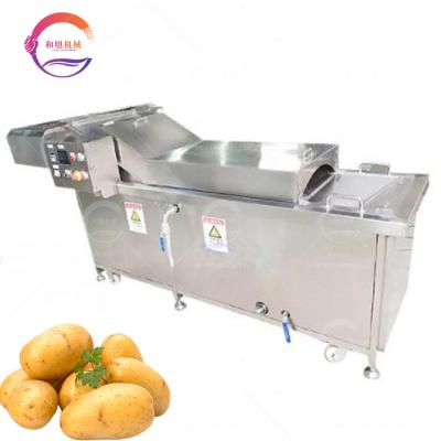 China Snacks Factory Fruit and Vegetable Machine Tomato Cassava Potato Chips Blanching Asparagus Seafood Yam Coconut Seafood for sale