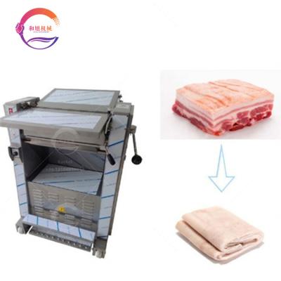 China Hotels Fresh Pork Skin Separating Machine Meat Skin Peeling Machine for sale